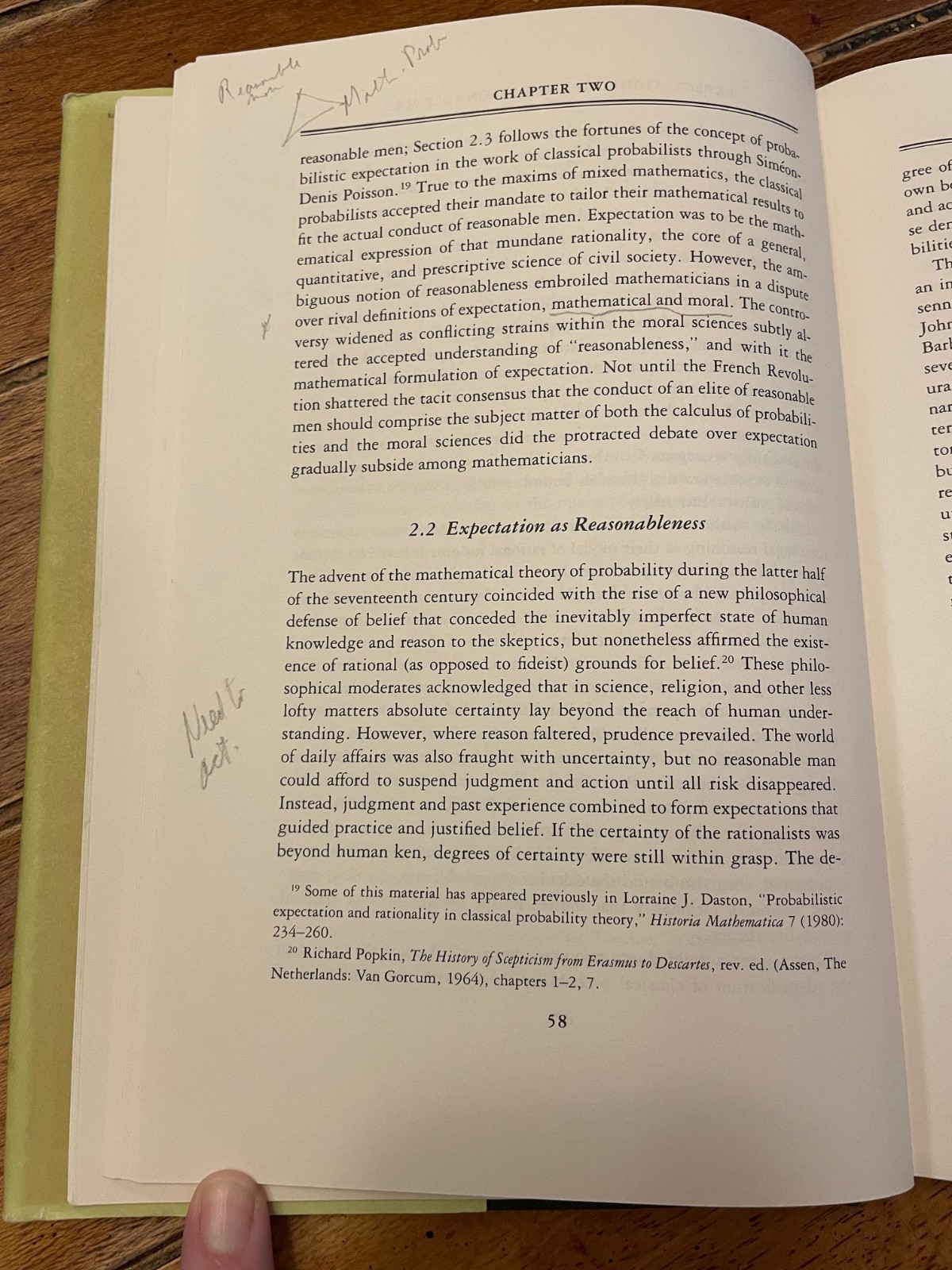 CLASSICAL PROBABILITY IN THE ENLIGHTENMENT By Lorraine Daston – Hardcover