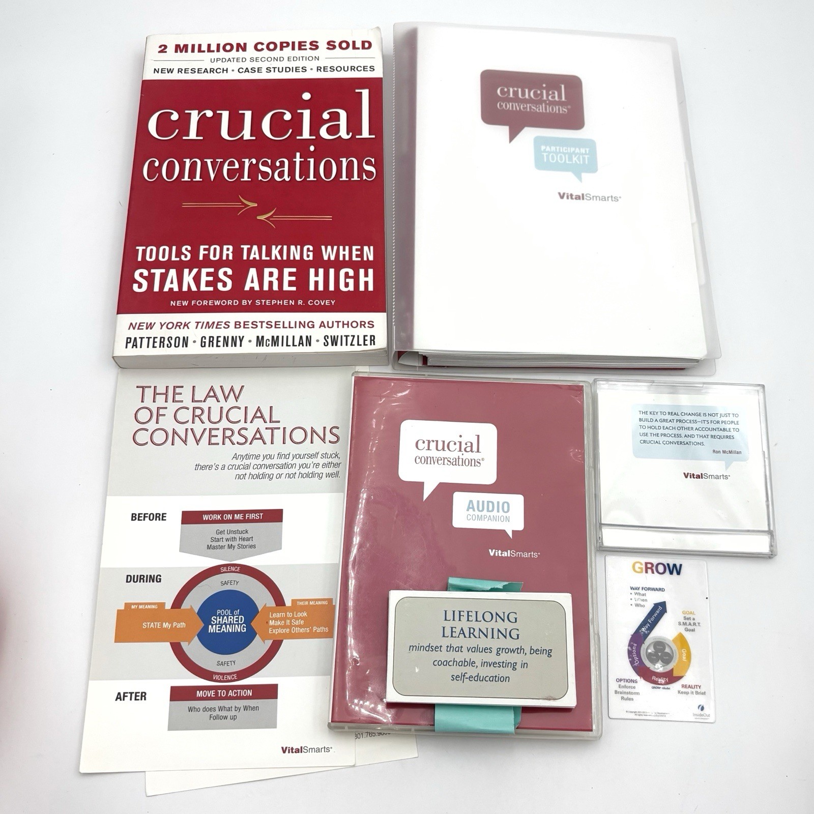 Crucial Conversations Complete Set – Participant Toolkit, Book, 6 Audio CDs
