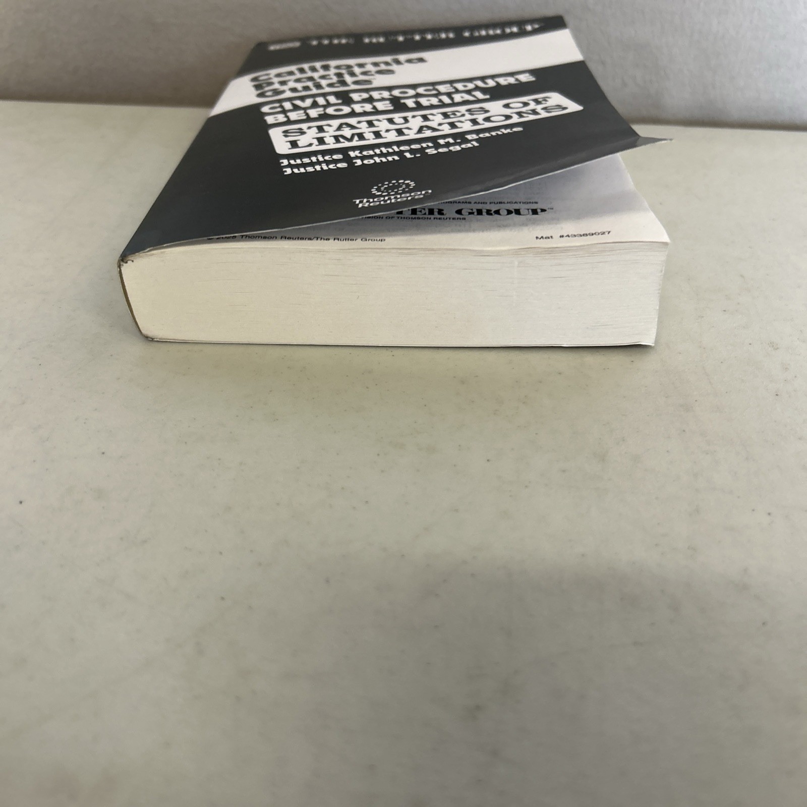 California Civil Procedure Before Trial STATUTES OF LIMITATIONS 2025 Rutter