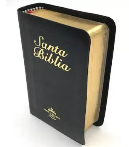 Bíblia mini bolsillo Reina Valera 1960 piel imitación canto dorado